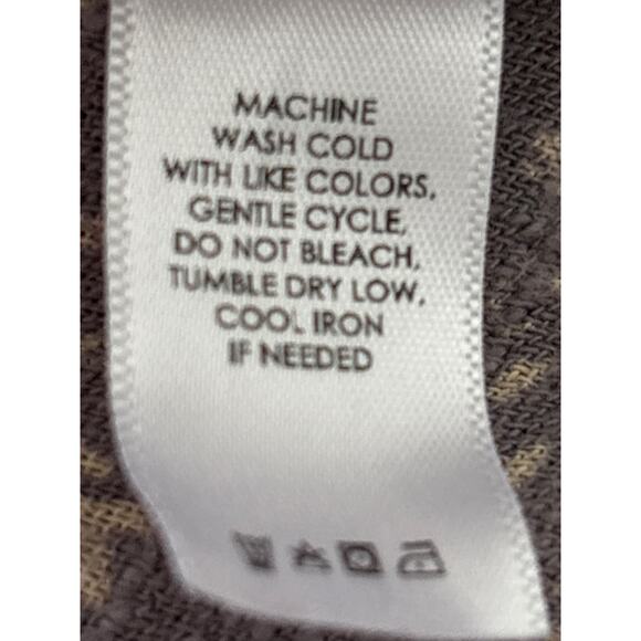 Unsubscribed Blouse Womens Size 2 Smocked Peplum Floral Boho Short Sleeve Casual - Picture 9 of 12